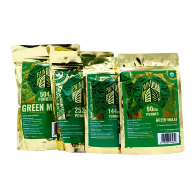 Picture of PAIN OUT GREEN MALAY  POWDER 756 GM