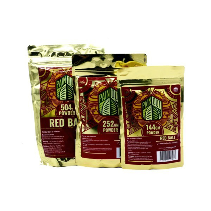 Picture of PAIN OUT KRATOM 1008G POWDER - RED BALI
