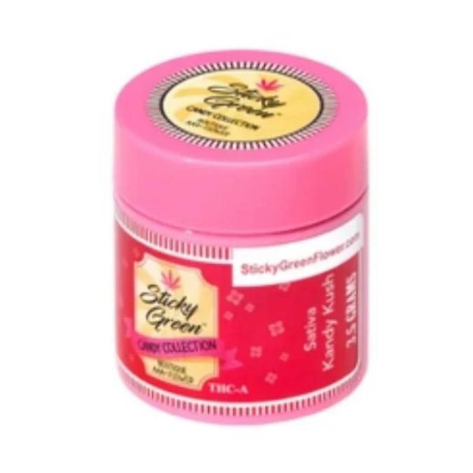 Picture of STICKY GREEN 2ct CANDY COLLECTION AAA+ BOUTIQUE FLOWERS PRE-ROLLS - KANDY KUSH (SATIVA)