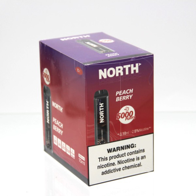Picture of NORTH 5K PUFFS PEACH BERRY