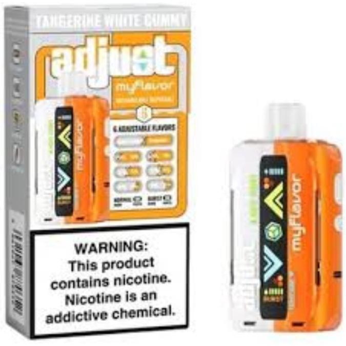 Picture of ADJUST MY FLAVOR 40K TANGERINE WHITE GUMMY