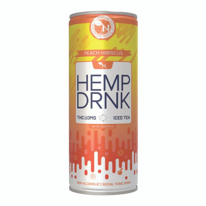 Picture of AFGN DELTA HEMP DRINK PEACH HIBISCUS