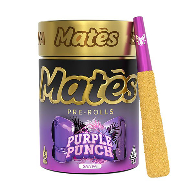 Picture of MUHA MATES PRE ROLLS 5CT JAR PURPLE PUNCH