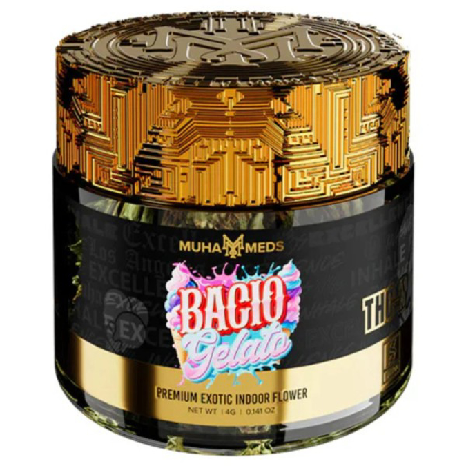 Picture of MUHA MEDS PREMIUM EXOTIC INDOOR FLOWER 4G - BAGIO GELATO