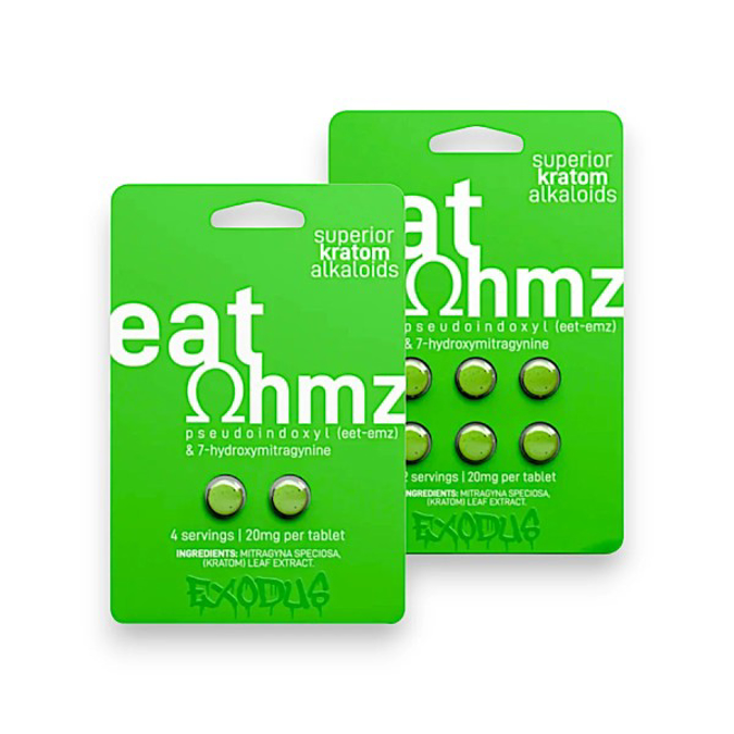 Picture of EXODUS EAT OHMZ 7OH 4 SERVING 20MG 6 TAB GREEN
