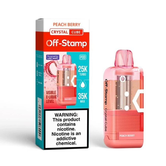 Picture of OFF STAMP CRYSTAL POD 35K - PEACH BERRY