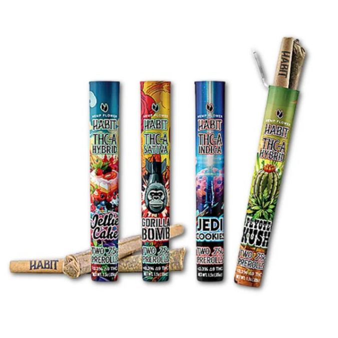 Picture of HABIT PRE ROLLS 0.75G 20CT PINEAPPLE EXPRESS