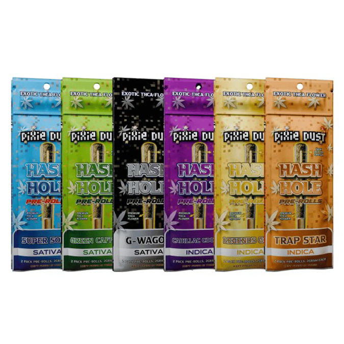 Picture of PIXIE DUST JELLY ROLLS THCA HASH HOLES - OUTLAW OG (INDICA)