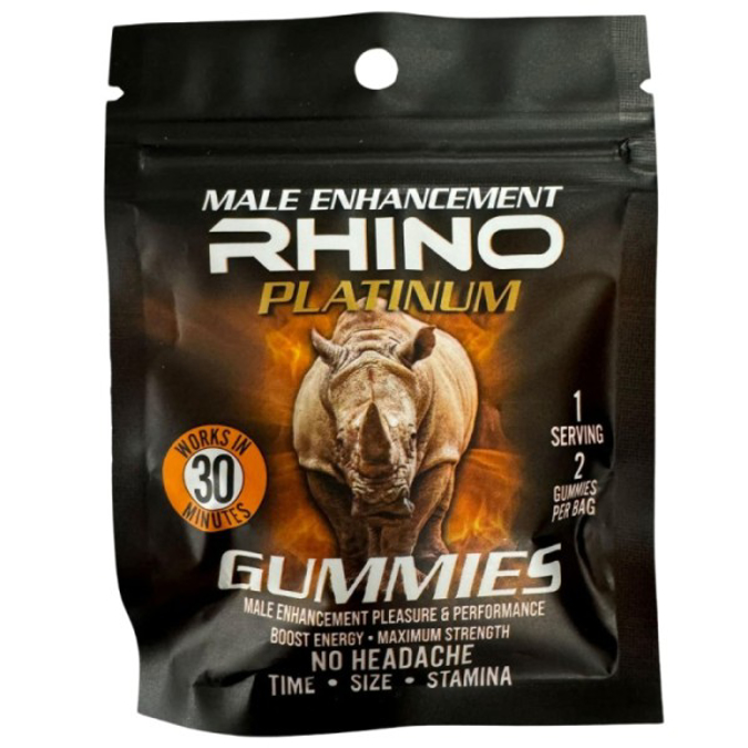Picture of RHINO PLATINUM MALE ENHANCEMENT GUMMIES 24CT