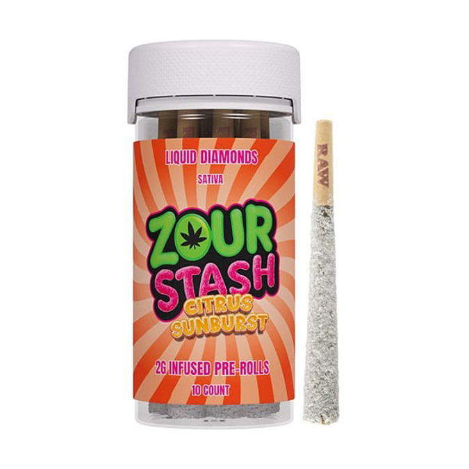 Picture of ZOUR STASH 2G CITRUS SUNBURST 10CT SATIVA