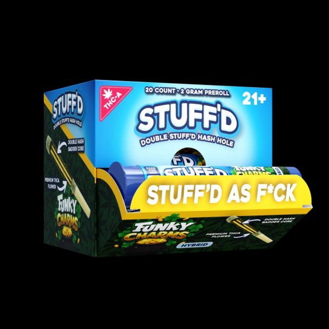 Picture of STUFF'D THCA HASH HOLES PRE ROLLS 20CT - FUNKY CHARMS (HYBRID)