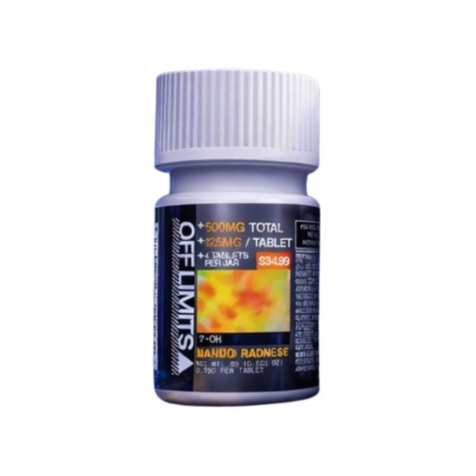 Picture of OFF LIMITS 7OH 500MG 4CT JAR - MANGO MADNESS