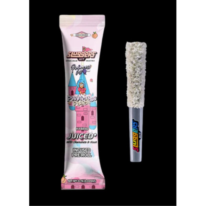 Picture of SLUGGERS HIT JUICED 0.7G JOINT 1PK - PWINCESS PEACH (HYBRID)