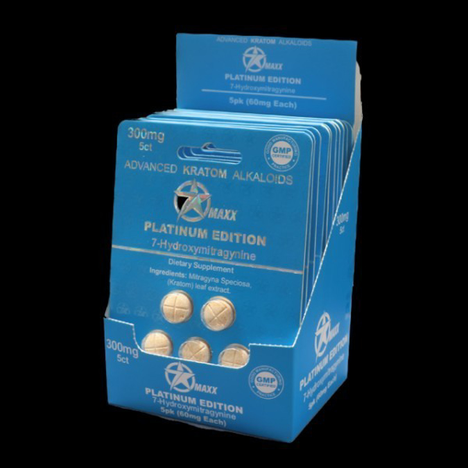 Picture of 7 STAR MAXX PLATINUM EDITION 7OH 60MG 5CT - BLUE