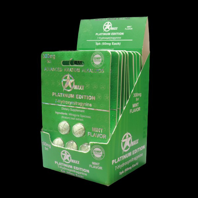 Picture of MAXX PLATINUM EDITION 7 HYDROXY 60MG PER TAB - MINT