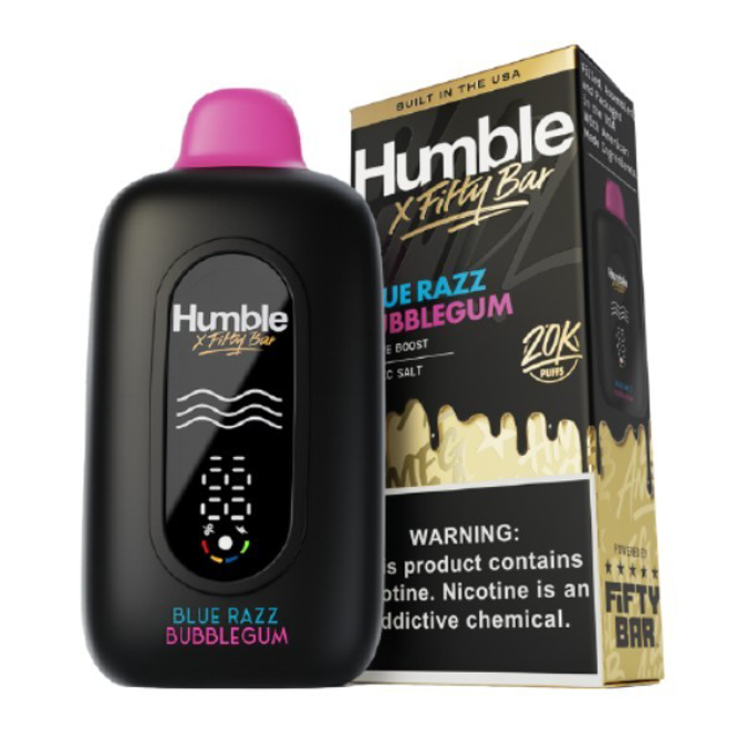 Picture of FIFTY BAR 20K HUMBLE - BLUE RAZZ BUBBLEGUM
