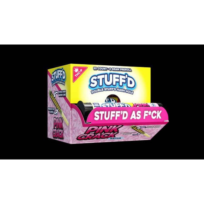 Picture of STUFF'D THCP HASH HOLES PRE ROLLS 20CT - PINK CRACK (SATIVA)