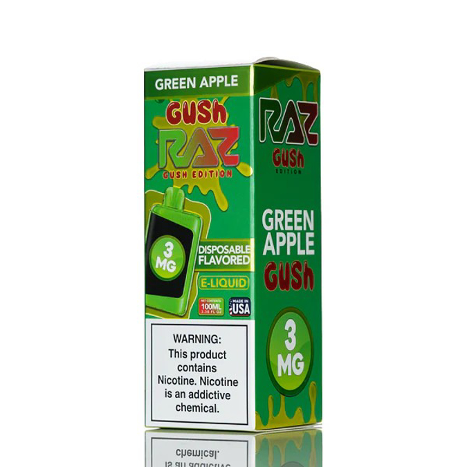 Picture of RAZ 100ML 6MG - GREEN APPLE GUSH