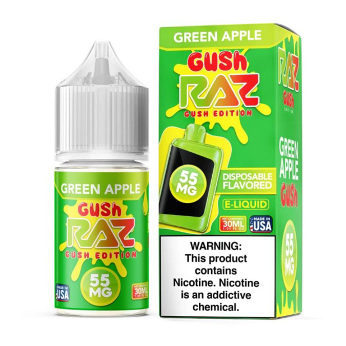 Picture of RAZ 30ML 55MG - GREEN APPLE GUSH