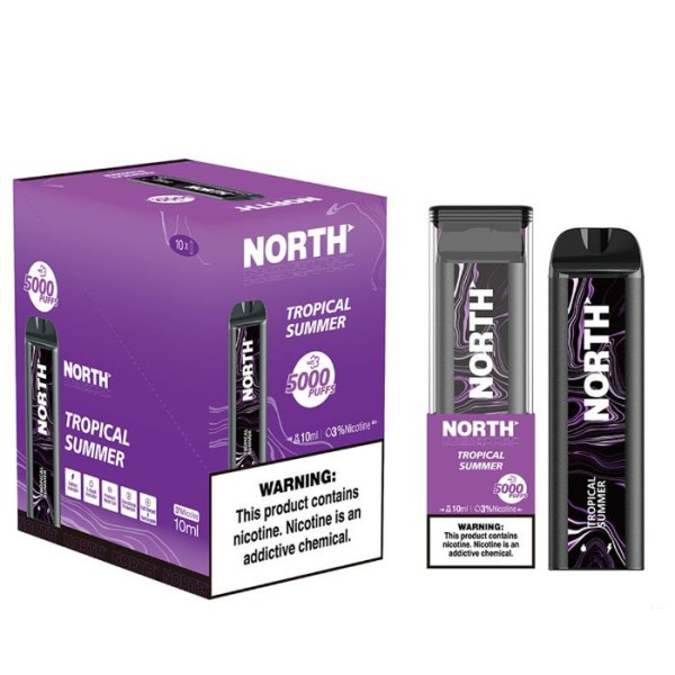 Picture of NORTH 5K 0 NICOTINE TROPICAL SUMMER