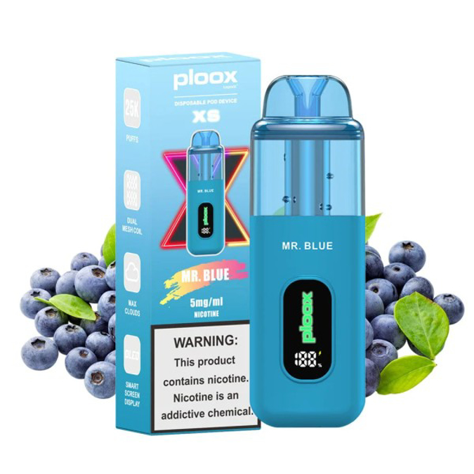 Picture of PLOOX DISPOSABLE POD 25K - MR BLUE