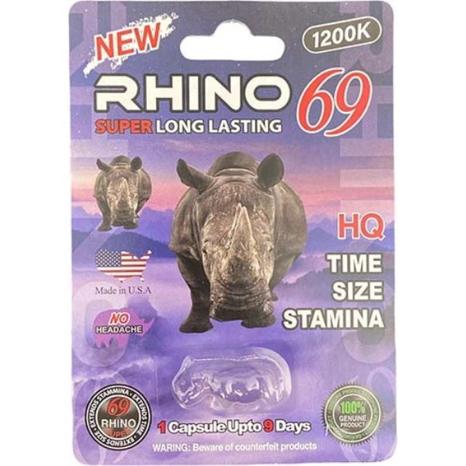 Picture of RHINO 69 SINGLE PURPLE 24CT