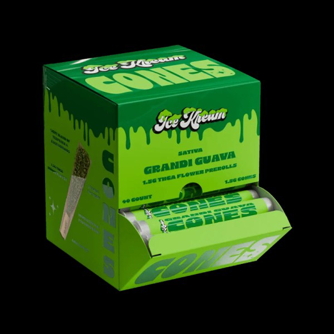 Picture of ICE KREAM DONUT THC A 1.5G 40CT PRE ROLLS GRANDI GUAVA