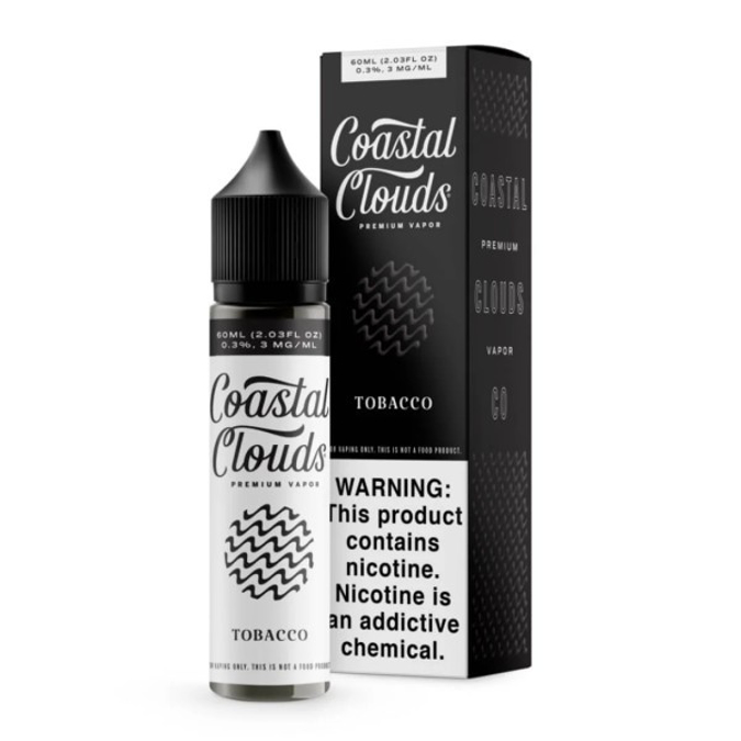 Picture of COASTAL CLOUDS 0MG 60ML - TOBACCO