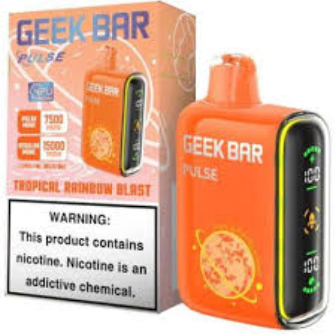 Picture of GEEK BAR 15K PULSE TROPICAL RAINBOW BLAST