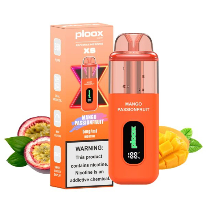Picture of PLOOX DISPOSABLE POD 25K - MANGO PASSIONFRUIT