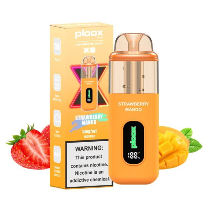Picture of PLOOX DISPOSABLE POD 25K - STRAWBERRY MANGO