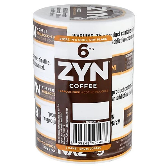 Picture of ZYN 6MG COFFEE NICOTINE POUCHES