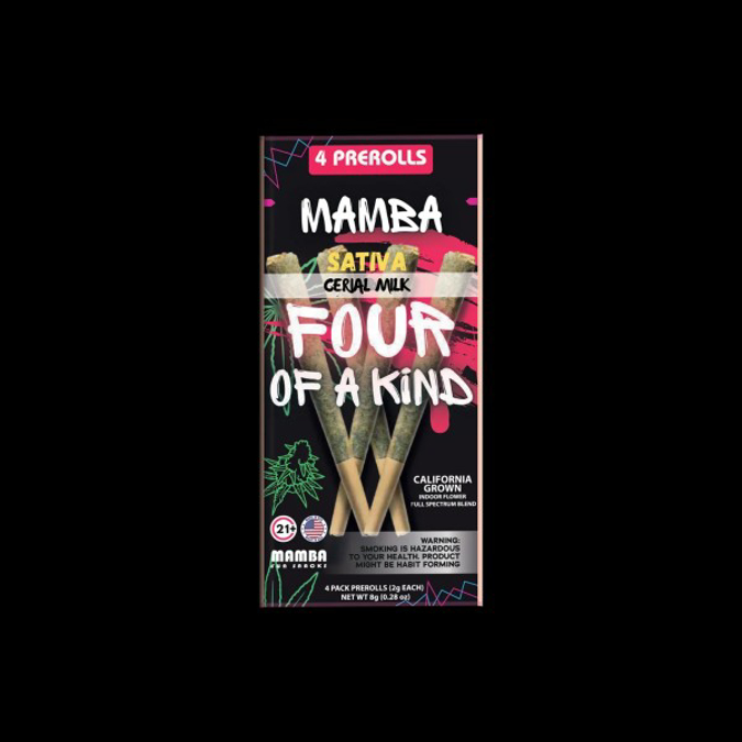 Picture of FOUR OF A KIND PRE ROLLS 10CT - CERIAL MILK (SATIVA)