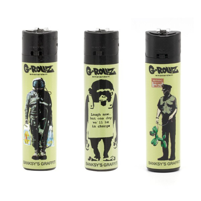 Picture of BANKSYS GRAFFITI LIGHTERS 30 PC