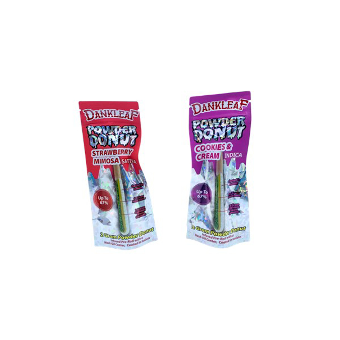 Picture of DANKLEAF POWDER DONUT PRE ROLL 12CT - ZKITTLEZ (HYBRID)
