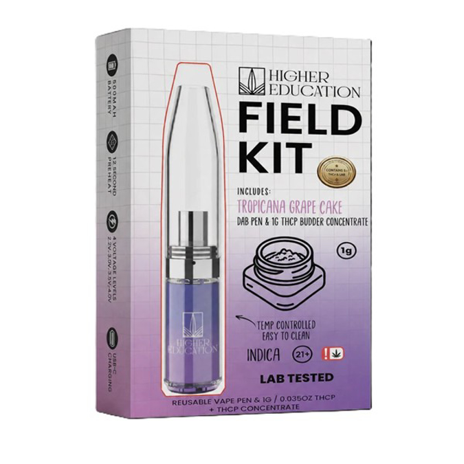 Picture of HIGHER EDUCATION FIELD KIT DAB PEN & CONCENTRATE - TROPICANA GRAPE CAKE (INDICA)