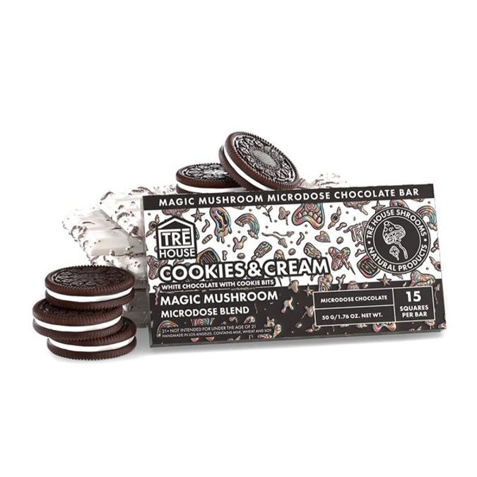 Picture of TRE HOUSE MUSHROOM CHOCOLATE - COOKIES & CREAM