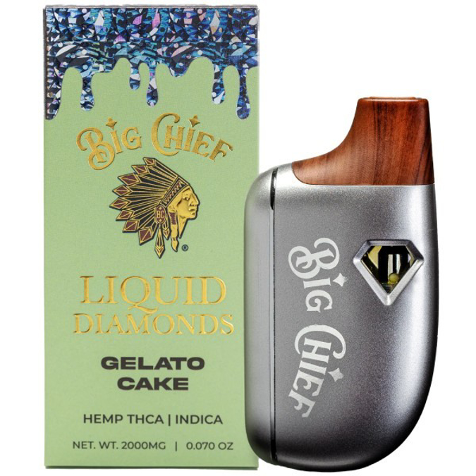 Picture of BIG CHIEF LIQUID DIAMONDS 2G DISPOSABLE GELATO CAKE