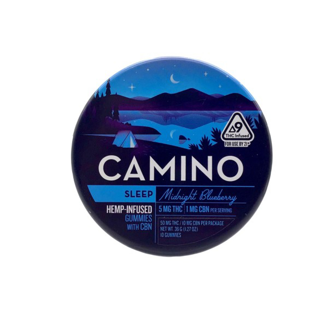 Picture of CAMINO 5MG THC INFUSED GUMMY - MIDNIGHT BLUEBERRY