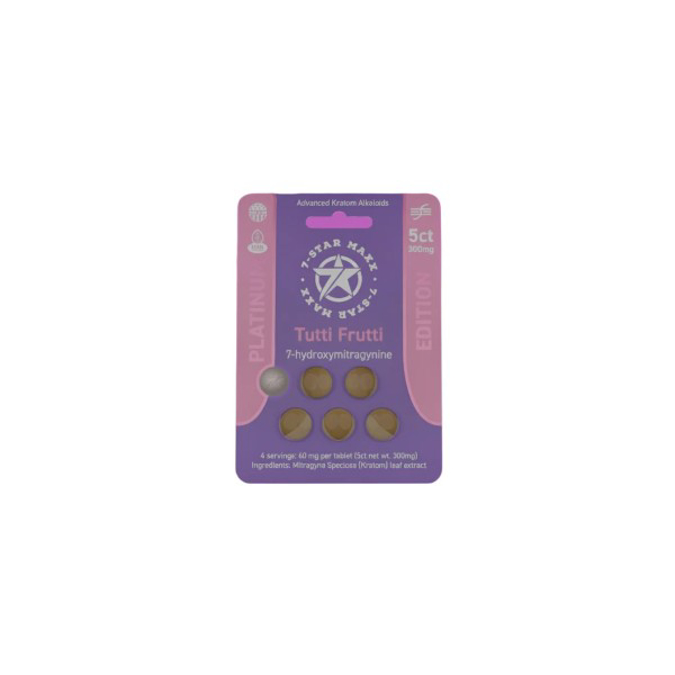 Picture of 7 STAR MAXX 7OH 60MG 5CT - TUTTI FRUTTI