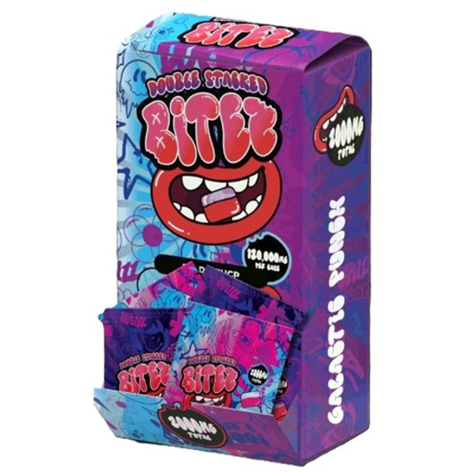 Picture of DOUBLE STACKED BITES 2CT 2000MG COTTON CANDY x GALACTIC PUNCH