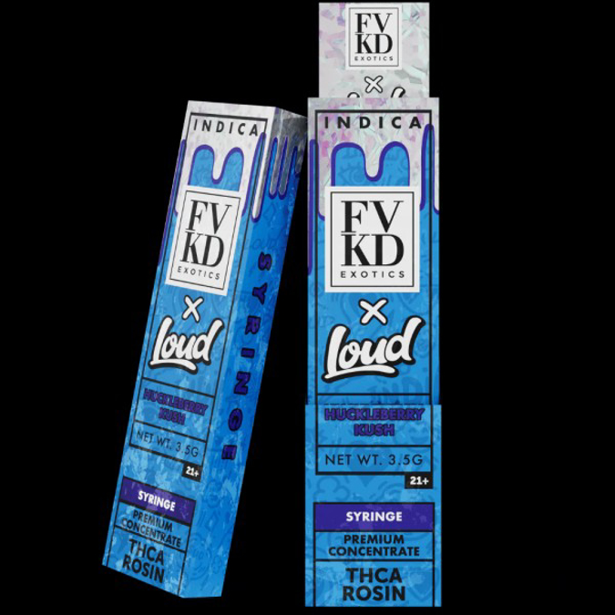 Picture of FVKD x LOUD SYRINGE 3.5G - HUCKLEBERRY KUSH