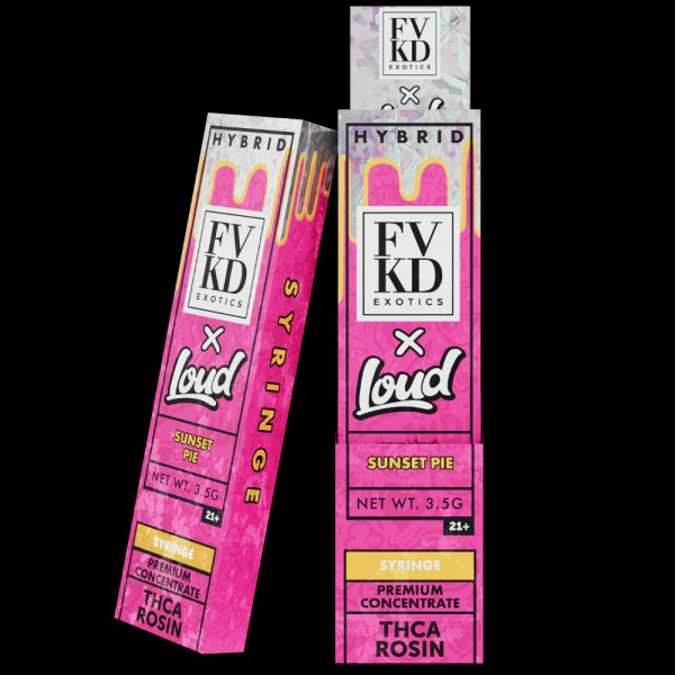 Picture of FVKD x LOUD SYRINGE 3.5G - SUNSET PIE
