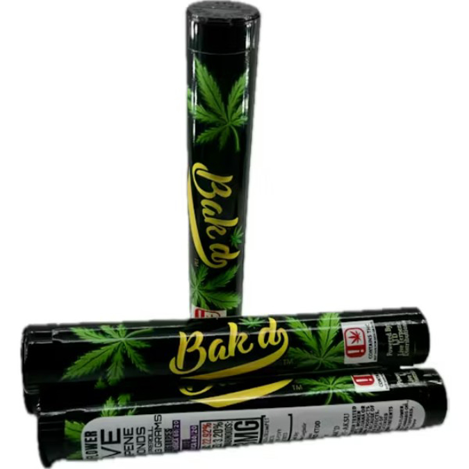 Picture of BAK8D GOLD LABEL 50CT EXOT PREROLLS   BUBBLEGUM GELATO SATIVA