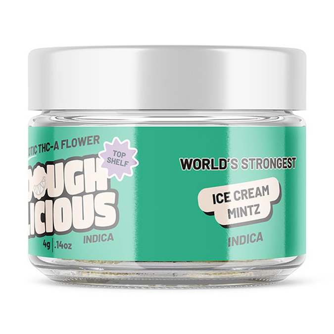 Picture of DOUGH LICIOUS 4G THC A CBD   DELTA ICE CREAM MINTZ