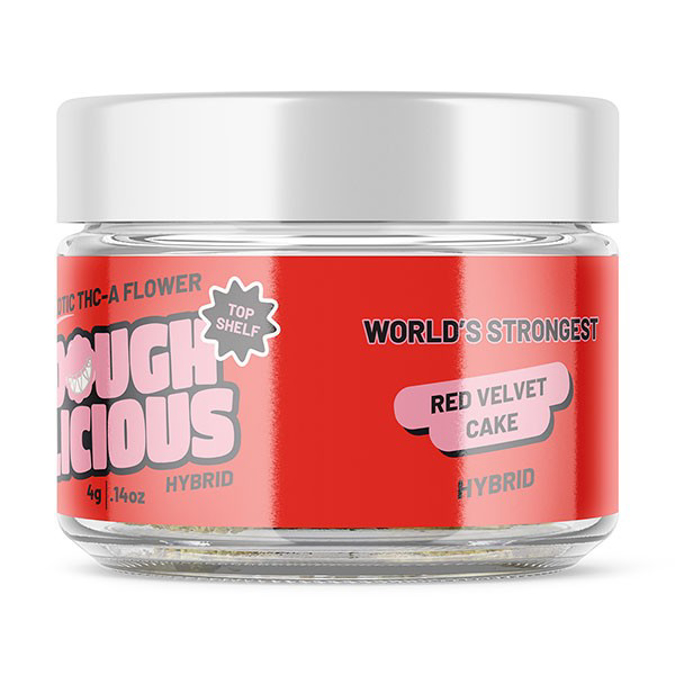 Picture of DOUGH LICIOUS 4G THC A CBD   DELTA RED VELVET CAKE