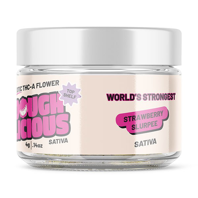 Picture of DOUGH LICIOUS 4G THC A CBD   DELTA STRAWBERRY SLURPEE