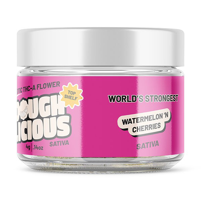 Picture of DOUGH LICIOUS 4G THC A CBD   DELTA WATERMELON N CHERRIES