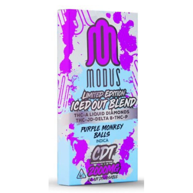 Picture of MODUS LIMITED EDITION 2G ICED OUT BLEND PURPLE MONKEY BALLS