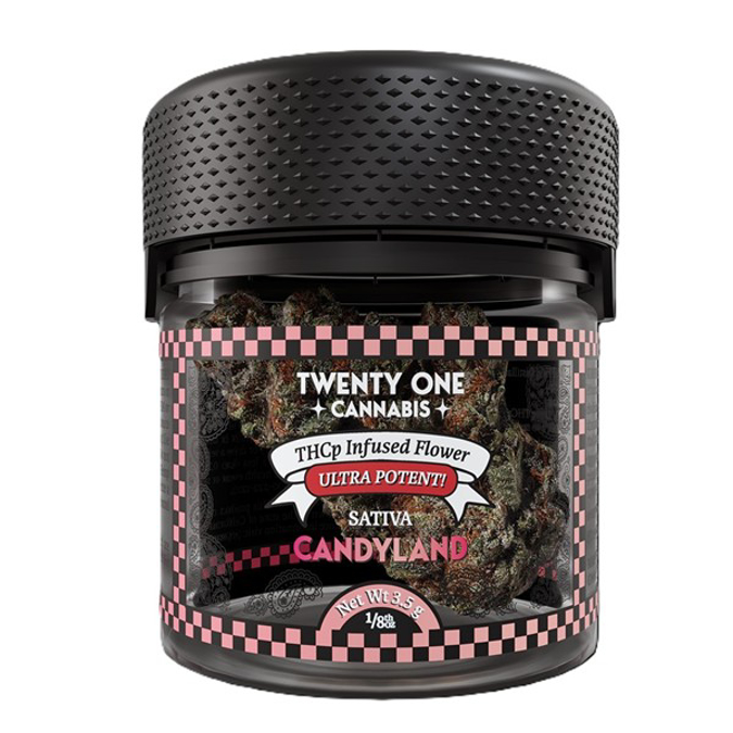 Picture of TWENTY ONE CANNABIS THCP INFUSED FLOWER 3.5G - CANDYLAND (SATIVA)
